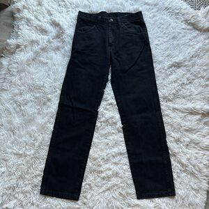 Rustler Black Straight Leg Jeanss 29x30 29”